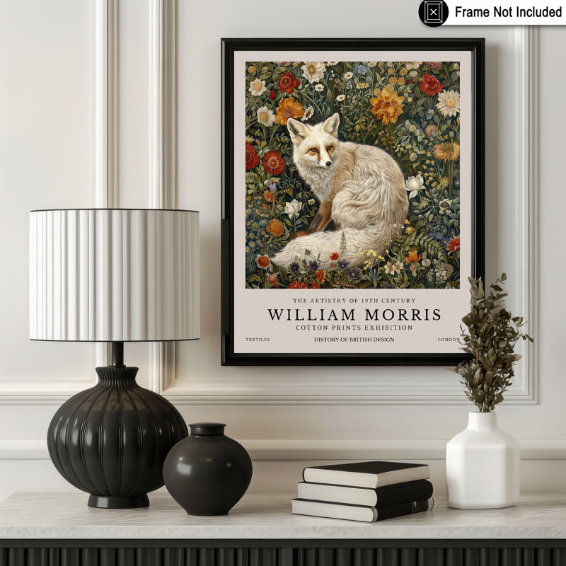 William Morris - Renard blanc, Unframed, Poster, 11"H x 14"W