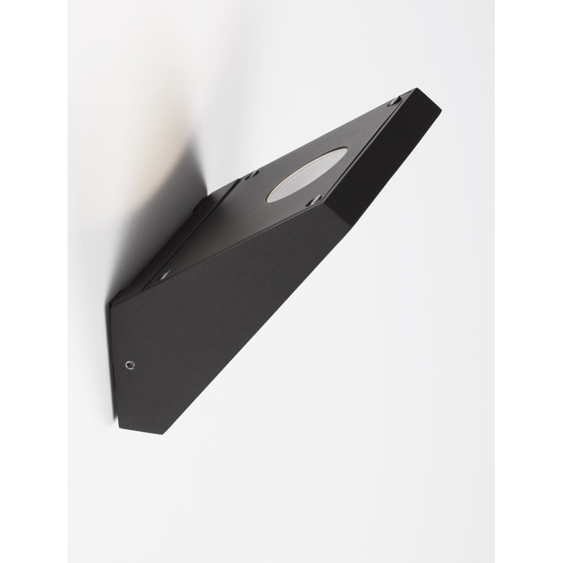 Black Integrated LED Outdoor Flush Mount