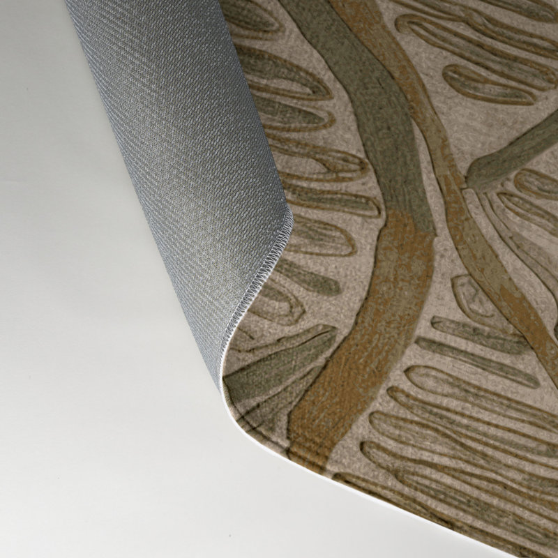 Tapis d'intérieur et d'extérieur brun Nature, Rectangle 5 pi x 7 pi