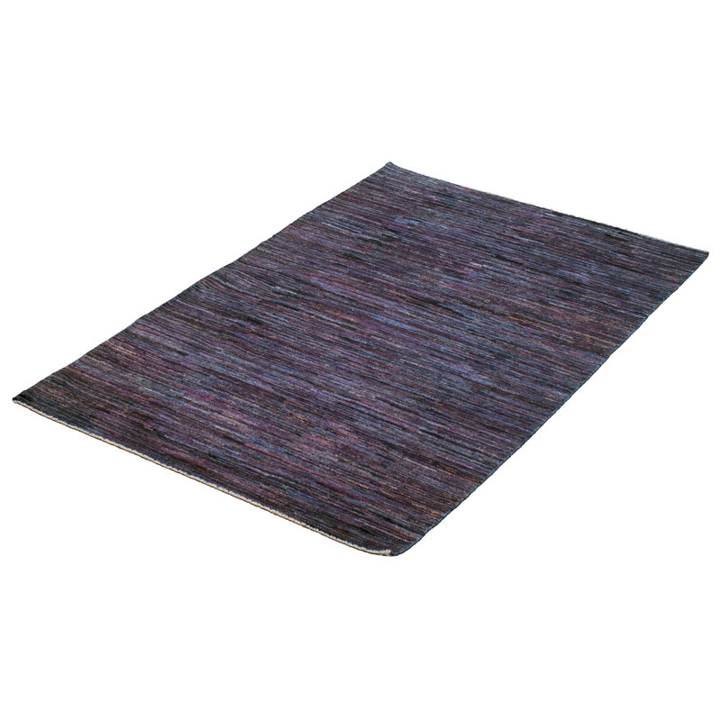 Tapis décoratif en laine noué à la main de conception unique en laine noué à la main de conception unique 3 pi 11 po x 6 pi 1 po Augustinus