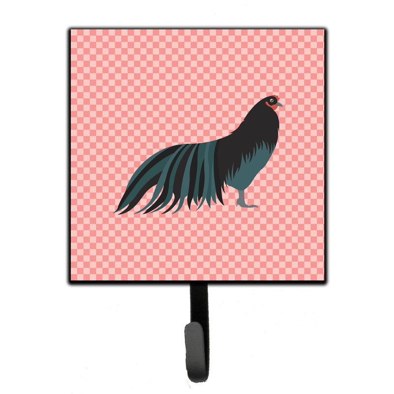 Organisateur de clés murales à poulet avec crochets clés sumatra Unsel, Rose