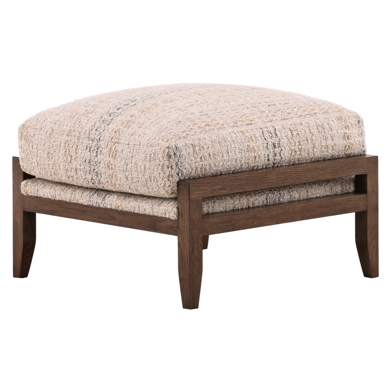 Wainscott Ottoman, Worthy Snow, Casa Blanca