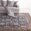Tapis bleu foncé / rouge en polyester tissé à la machine Ralph Lauren Bennet-50308174