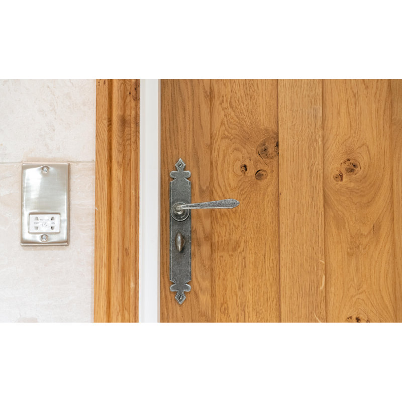 Cromwell Double Dummy Door Handle, Pewter Patina