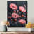 Black Floater Framed Canvas