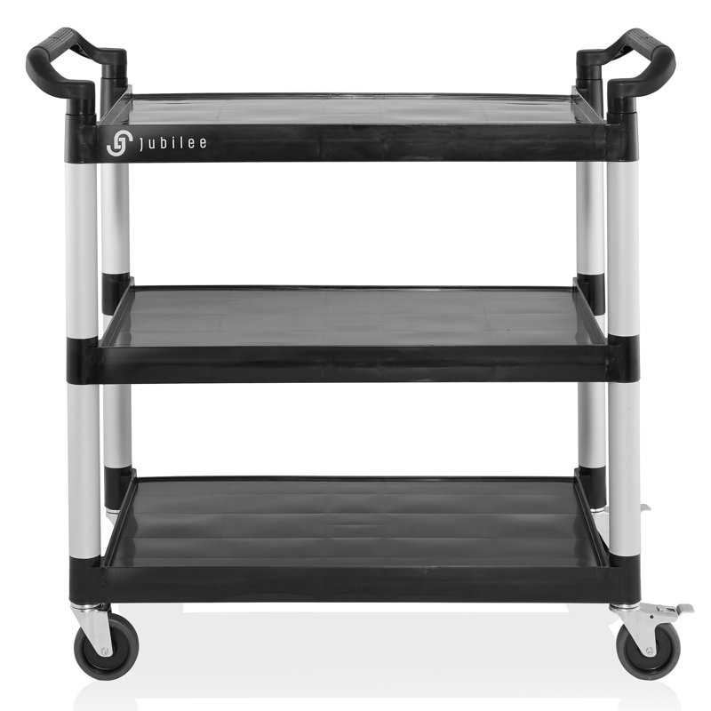 Utility Cart with Wheels, 38.5" H x 40.25" W x 19.5" D