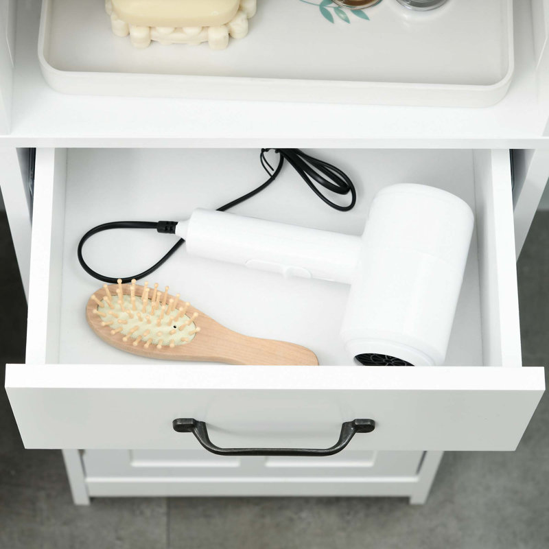 Armoire de rangement mince pour salle de bain