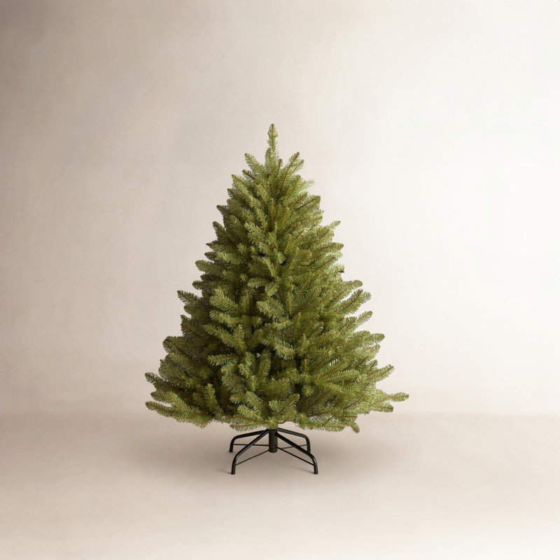 Sapin de Noël floqué et illuminé, H 7 pi 5 po
