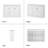 Sidhu 44" W 3 Door Sideboards and Buffets with Adjustable Shelves-1358974539