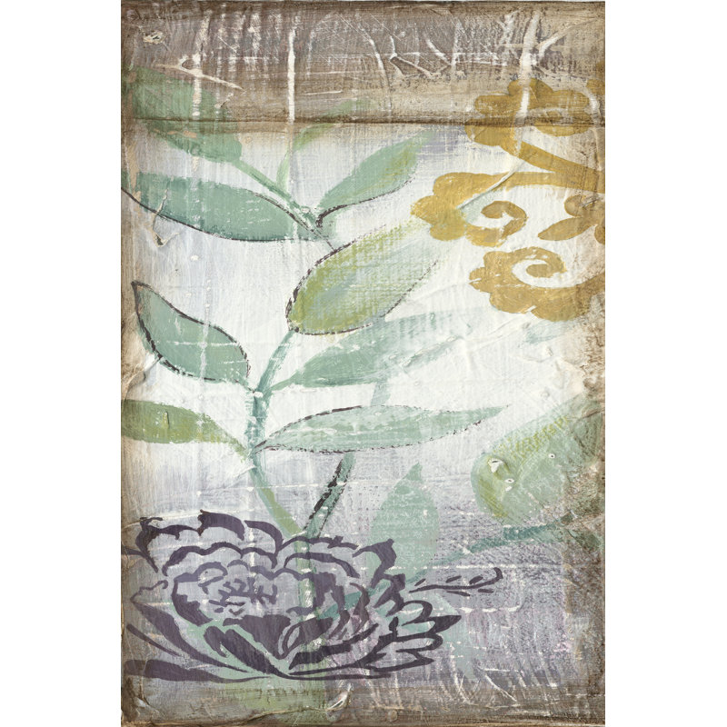 Fresco Panel II by Megan Meagher - Wrapped Canvas Painting, 46cm H x 30cm W x 3.8cm D