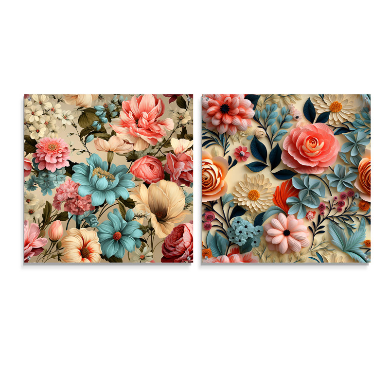 Pastel Shades Garden Delight, H 16 po x l 33 po