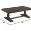 Table basse en bois massif 52 po-737758041