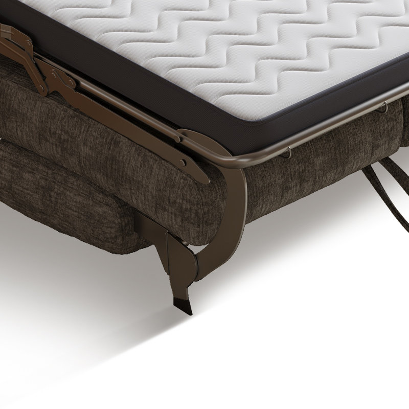 Canapé-lit convertible sans accoudoirs Modern, 70.87", Gris