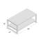 Table basse avec rangement Aalysa