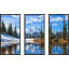 "Mt. Rainier Vista" par Michael Broom, reproduction sur toile flottante 3 pièces-62940565