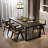 Modern simple solid wood dining table-105511254