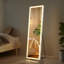 Miroir de plancher rectangulaire en métal Hameed-1299266081
