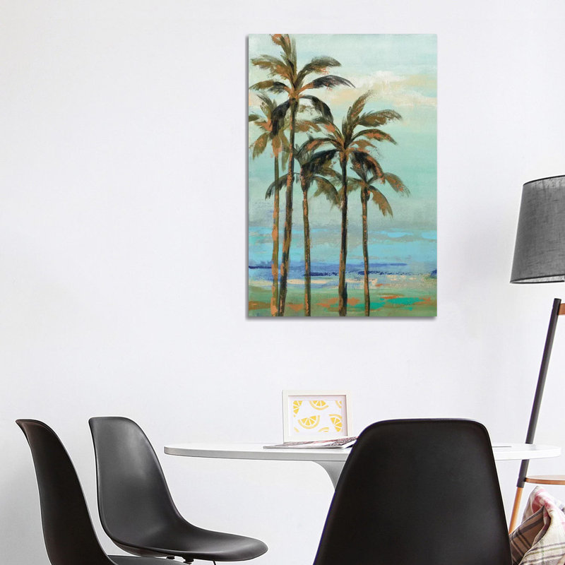 Copper Palms II 1 Piece Wrapped Canvas Painting, 101.6 cm H x 66.04 cm W