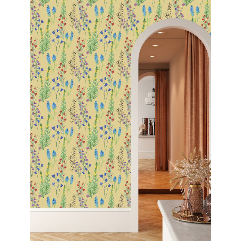 Carreau de papier peint l 25 po, L 2,09 pi x L 10,42 pi