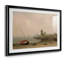 Le bateau échoué - Martin Johnson Heade, reproduction encadrée avec passe-partout et verre - 1863-620332447-620332103-620332131