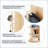 360° Rotating Full Length Mirror with Coat Rack and Storage Hooks