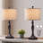 Idolina 25.62" USB Bedside Table Lamp Set with Bulbs-916987549