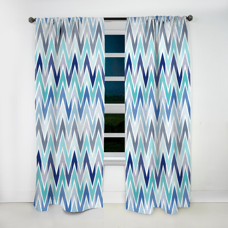 Rideau en lin / polyester, L 52 po x L 108 po