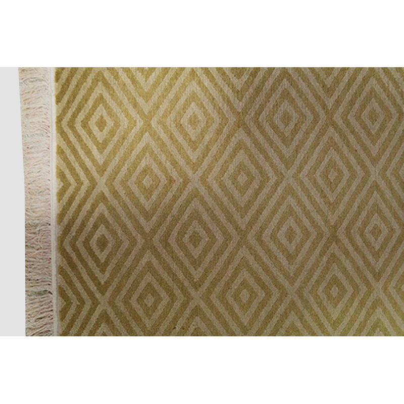 Tapis doré de haute qualité noué à la main