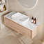 Meuble-lavabo simple 48 po avec comptoir en pierre blanche, meuble-lavabo flottant en bois massif multi-couches avec un tiroir et une armoire-811539850-1061511579
