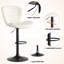 Adjustable Height Counter Stool with Metal Frame-1457350103