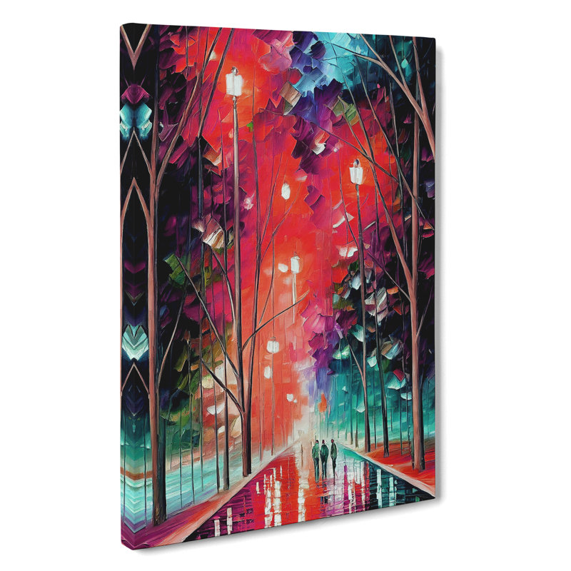 Woodland Forest In Colour No.4 - Wrapped Canvas Print, 76cm H x 50cm W x 3cm D