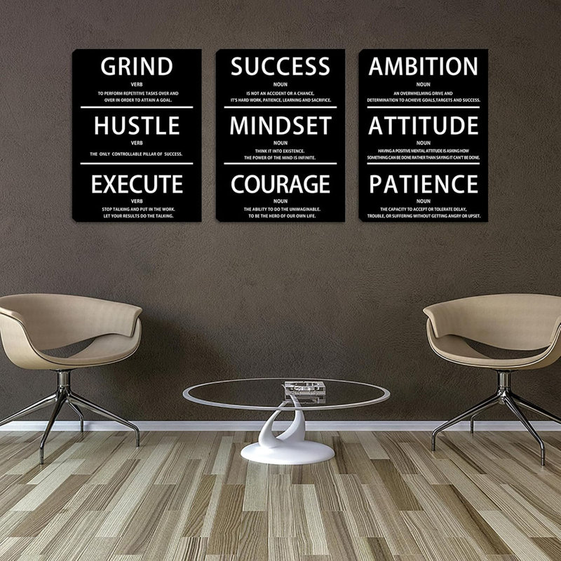 3 Piece Wrapped Canvas Wall Art