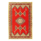Oriental Area Rug in Red