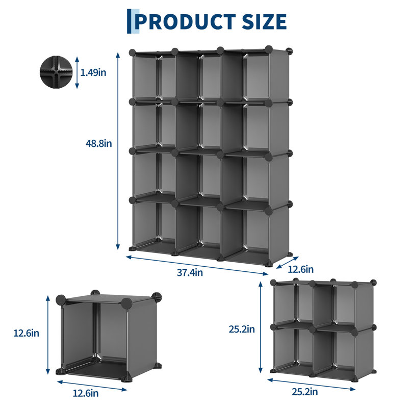 Shoe Rack, Grey