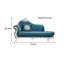 Chaise longue rembourrée European Light
