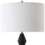 Lampe de table en pierre brute Rawail