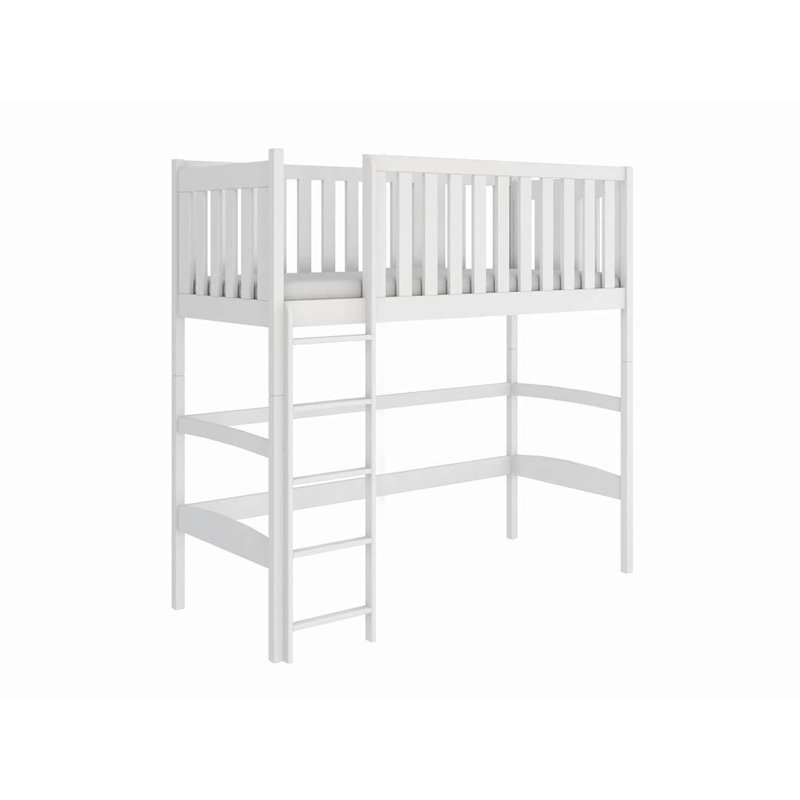 Iredale High Sleepers with Built-in Ladder Included, White