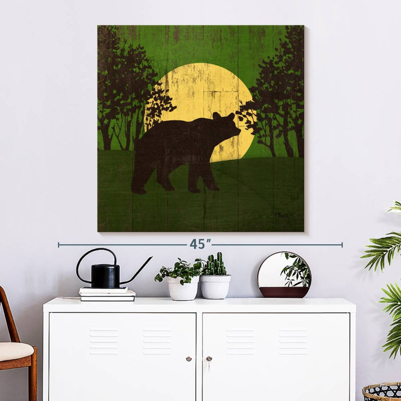 Brampt Moonlight Lodge I, 33" H x 33" W