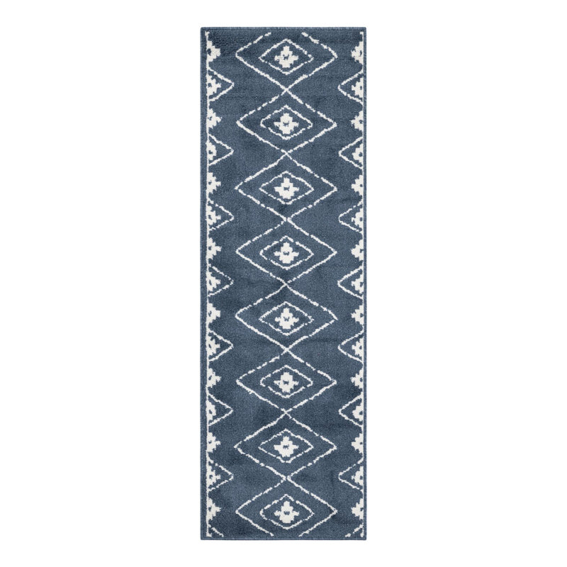 Latitude Run® Vefsna Nikolis Rug Blue, Runner 2' x 6'1"