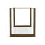 U Dining 28.5" Rectangular Table Base-1324830177