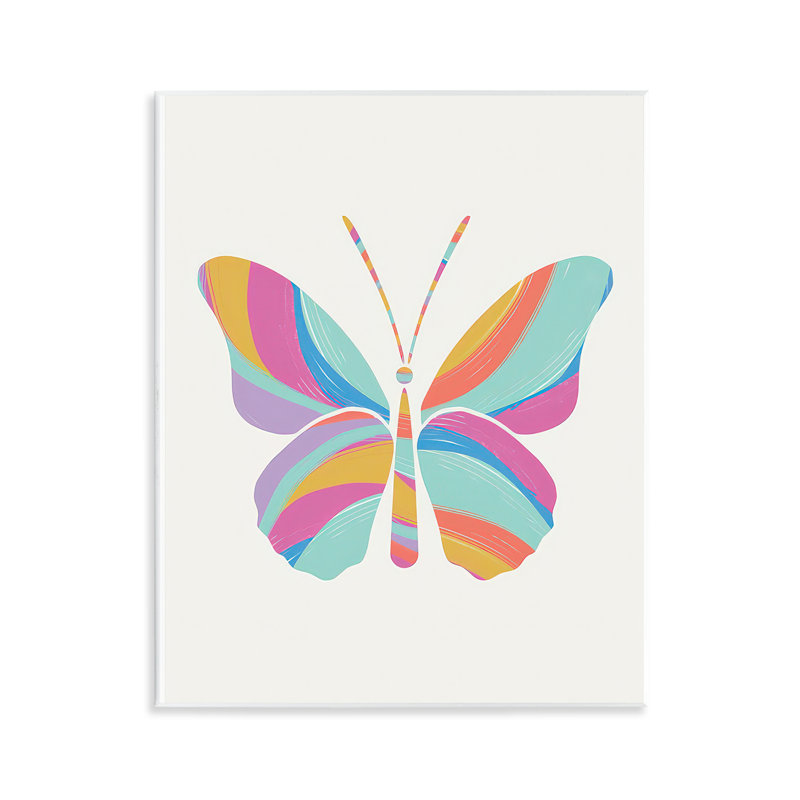 "Groovy Striped Butterfly" par Chen Alyesh