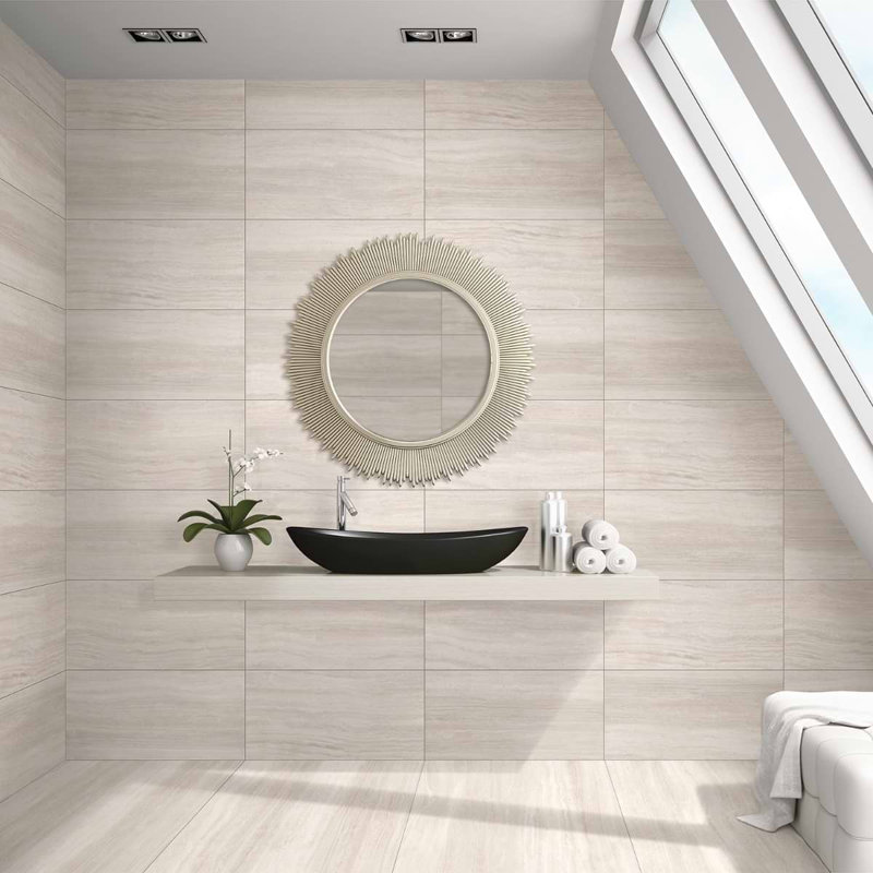 Nashville Gray 12X24 Matte Porcelain Tile, Beige Matte