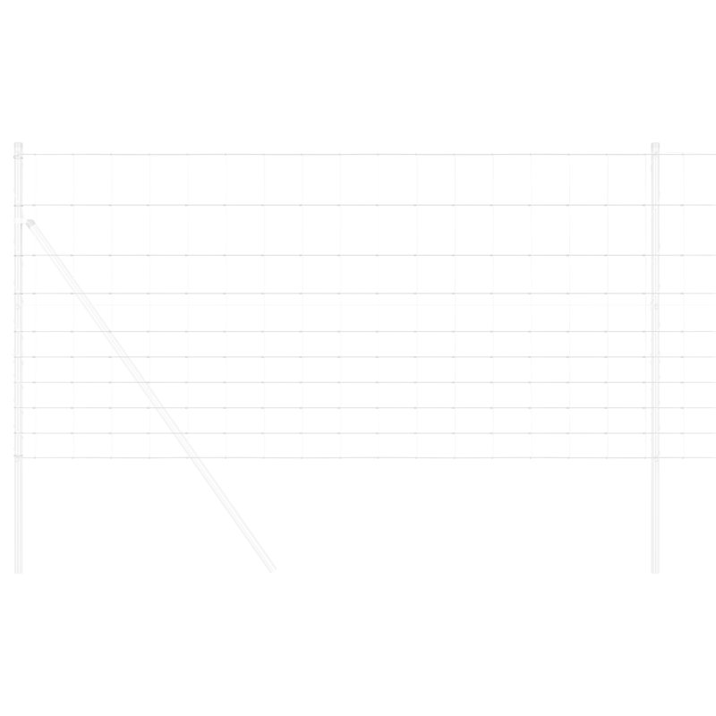 Vidaxl Field Fence Galvanised Steel, 120cm H x 2500cm W