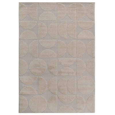 Collection High-Low Indoor Area Rug, Modern, Contemporary, Geometric, Bohemian, Bedroom, Kitchen, Living Room, Non Shedding Carpet