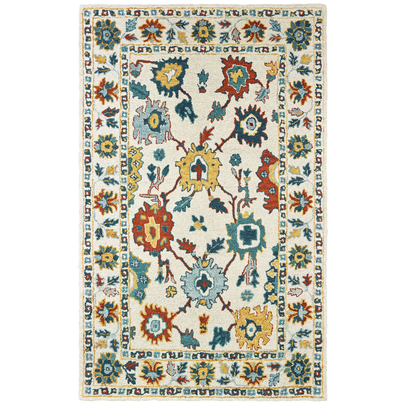 Imogene Performance Wool Oriental Indoor Rug, Rectangle 10' x 13'