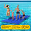 Tapis flottant, mousse XPE résistante à la déchirure à 3 couches, tapis de nénuphar géant pour piscine de loisirs nautiques, convient à plusieurs utilisateurs-100913876-100913874