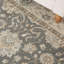 Tapis rond gris en laine à motif oriental Isadora-2134469264