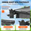 Pergola d'extérieur rétractable avec auvent en aluminium-106897481-106897484