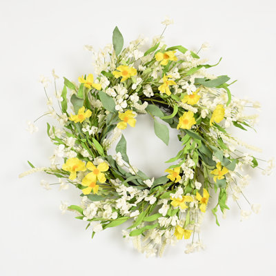 24" Handcrafted Grapevine No Holiday Wreath