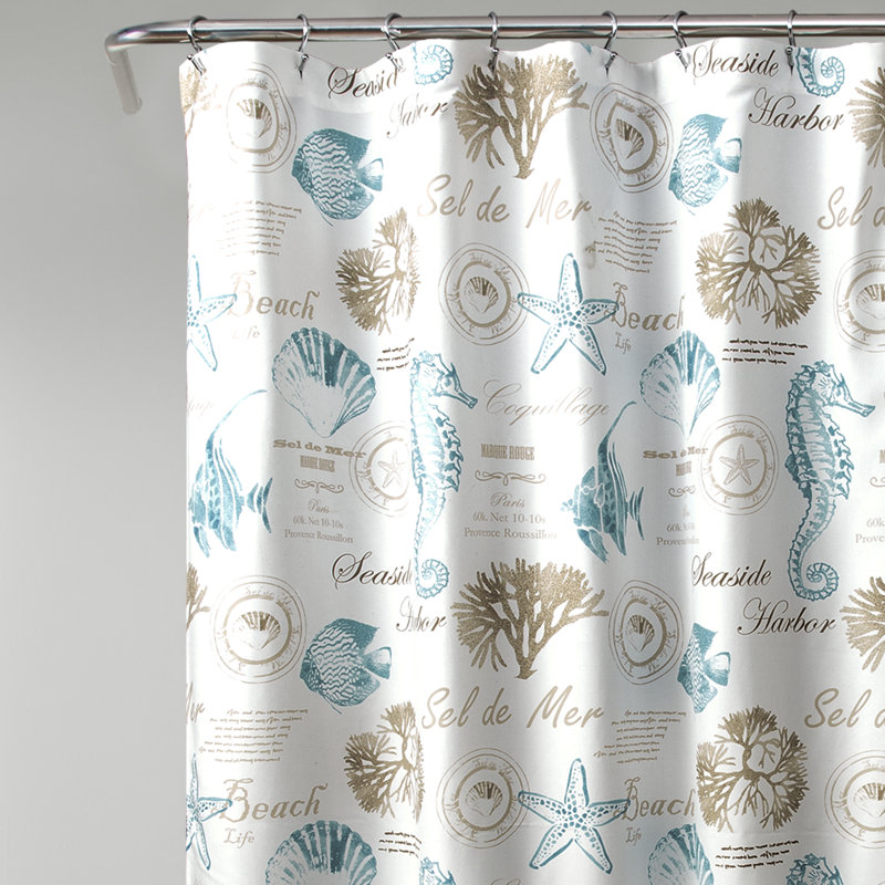 Rideau de douche simple Harbor Life